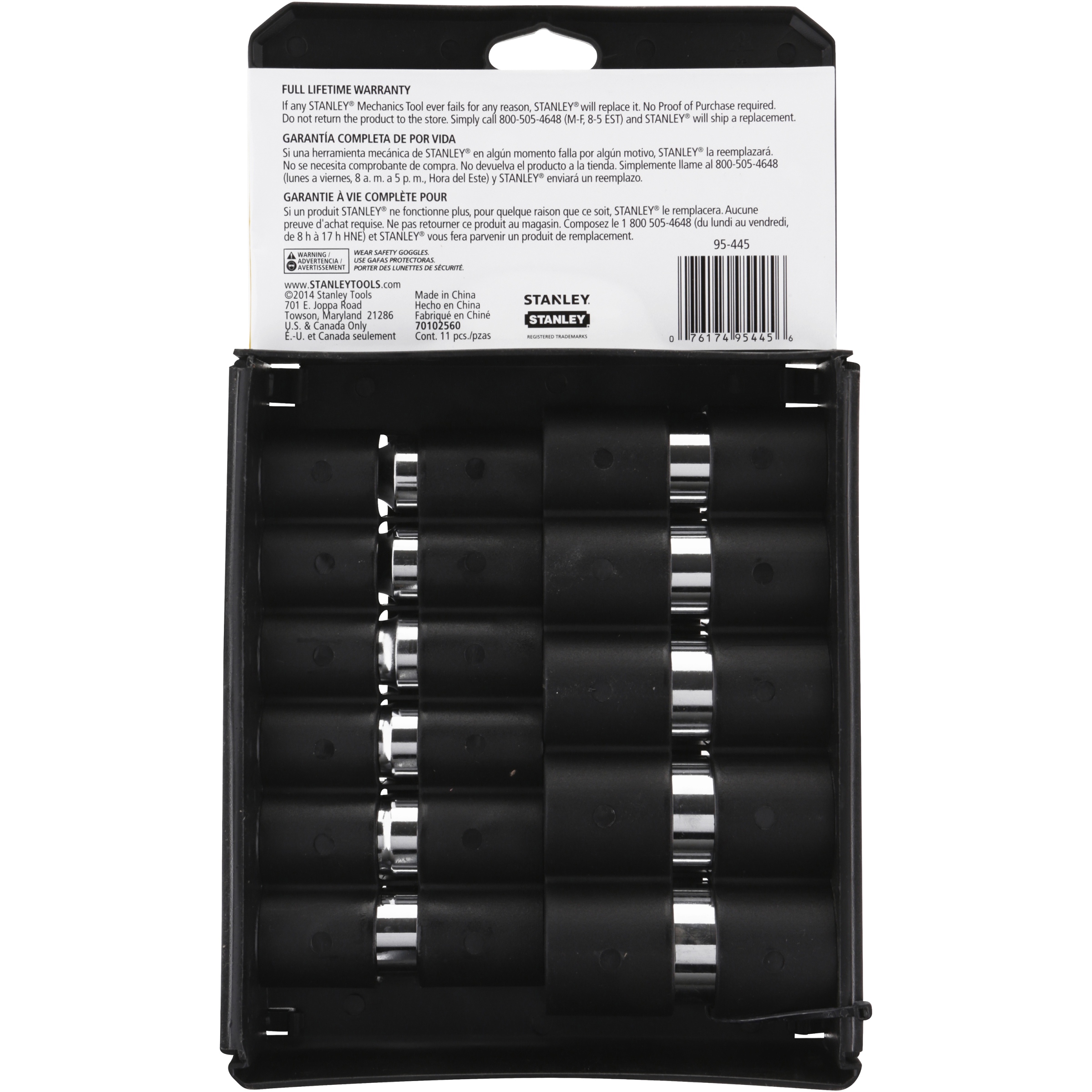 Stanley® 95-445 Deep Socket Set 11 pc Pack - Walmart.com