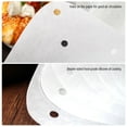 thumbnail image 6 of 100 Pieces Air Fryer Disposable Parchment Paper Non-stick Rectangle Baking Paper Natural Wood Pulp Liners for Cooking Baking Air Fryers Steamer Microwave White 9in, 6 of 8