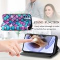 thumbnail image 3 of Compatible With Motorola Moto G41/ G31 Case Colorful Wallet Card Slot Pu Leather Kickstand Magnetic Rfid Blocking Cover, 3 of 3