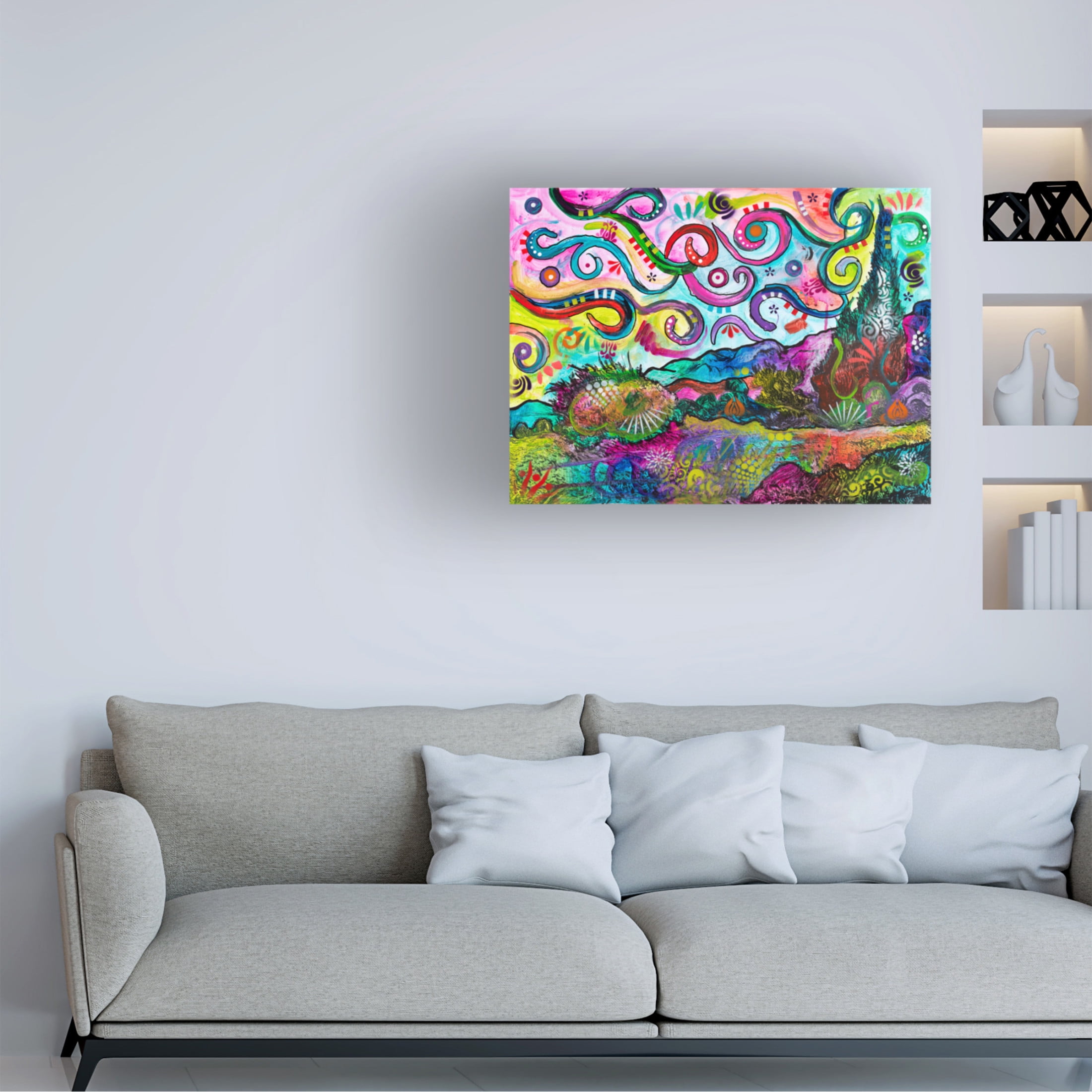 Canvas Wall Art - Dean Russo 'Underwater' Wall Art for Living Room, Bedroom, or Office Décor by Trademark Fine Art - 19 x 14 Inches