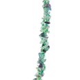 thumbnail image 2 of Genuine Fluorite Stone Green and Purple Twisted Beaded Necklace, 2 of 7