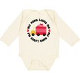 thumbnail image 3 of Inktastic My Nana Loves Me Valentine Boys or Girls Long Sleeve Baby Bodysuit, 3 of 5