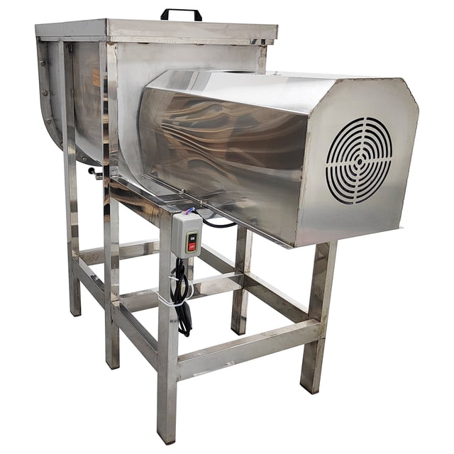 220Lbs Dry Wet Horizontal Mixer Blender Powder Paste Mixing Machine 220V for Food Animal Feed Grain Granula Plastic Particle