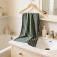 thumbnail image 7 of Thickened Striped Adult Towel Absorbent Lint Free Quick-Dry Soft Body for Home Bathroom, 7 of 7