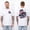 White Ver A, variant on 2 Sided Retro Stock Car Racing T-Shirt Vintage Motorsport Graphic Tee, MHS01