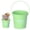 Green, variant on 1PC Small Metal Buckets with Handle,Colored Metal Bucket Small Pails Tinplate Tin Pails Containers,Metal Bucket,Metal Tins,Mini Metal Buckets for Party Decor,Garden Planters,Green,4.7x3.5x4.3 Inch