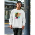 thumbnail image 2 of Polygonal Lion Watercolor. Sweatshirt Men -Image by Shutterstock, Male Large, 2 of 4