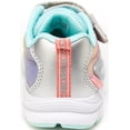 thumbnail image 2 of Stride Rite Girls Made2Play Journey Adaptable Athletic Sneaker, Silver/Multi, 8.5 Wide Toddler, 2 of 7