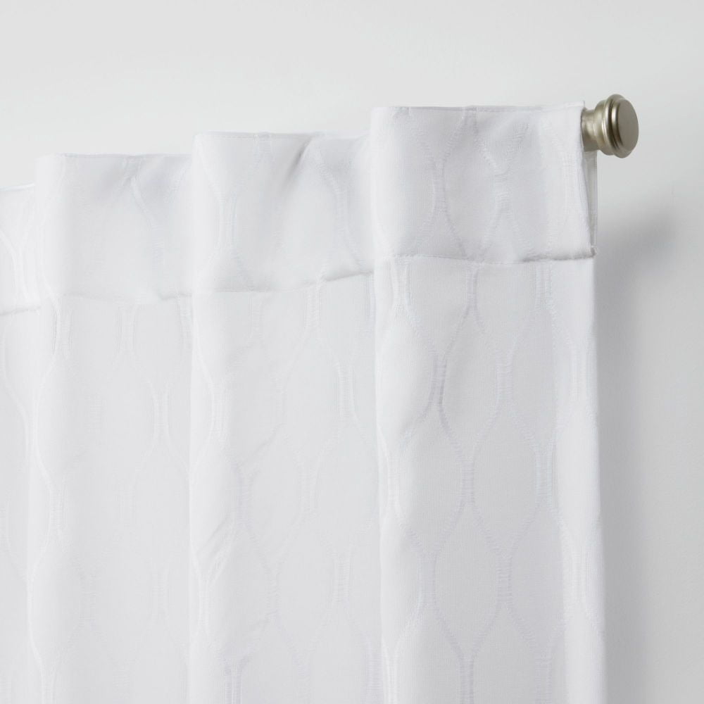 Nicole Miller New York Tangled Hidden Tab Top Curtain Panel Pair