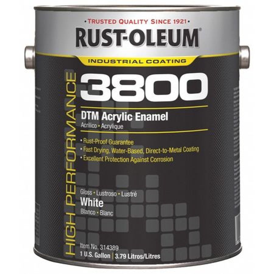 RUSTOLEUM 314389 Acrylic Enamel Coating,White,1 gal.