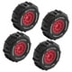 thumbnail image 4 of 4 piezas de repuesto para neumáticos de coche RC 1/16, piezas de reparación resistentes y elegantes, juego de neumáticos RC para deriva acuática, Rojo, 4 of 8