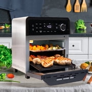 NuWave Todd English Air Fryer Oven Pro-Smart Convection Toaster Oven with Smart Thermometer, Stainless Steel, Non-stick, Wide