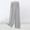Black plus size wide leg pants a1, variant on Cagogo Women's Plus Size Wide Leg Pants Striped Elastic Waist Flowy Casual Long Lounge Trousers Loose Summer Beach Workwear, Dark Gray S