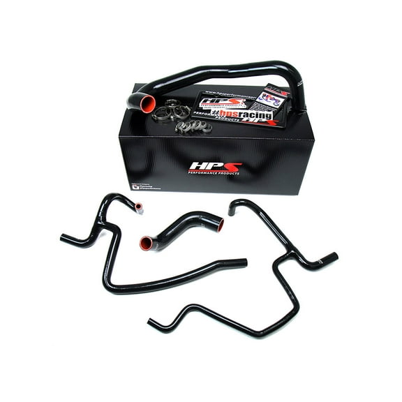 HPS Black Silicone Radiator/Heater Hose For 11-18 Charger 5.7L V8 Non Pursuit Fits select: 2011-2018 DODGE CHARGER R/T, 2011-2018 DODGE CHALLENGER