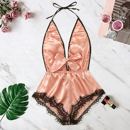 uublik Lingerie Set for Women Sexy Plus Size Lace Sexy Bodysuit