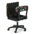 thumbnail image 4 of Arrow Adjustable Height Swivel Sewing and Craft Chair, Multiple Fabric, 4 of 6