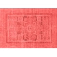 thumbnail image 1 of Ahgly Company Indoor Rectangle Abstract Red Modern Area Rugs, 8' x 10', 1 of 4