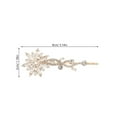 thumbnail image 2 of WEUVEB 2Ud Clips De Con Rhinestones Dorados Para Peinados Formales Y, 2 of 8