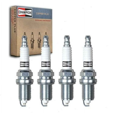 4 pc Champion Copper Plus Spark Plugs compatible with Dodge Journey 2.4L L4 2009-2010