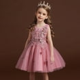 thumbnail image 2 of Bearichfupo Kids Girls Summer Fashion Butterfly Printed Tulle Skirt Princess Dress Puffy Dress Children's Clothing, Sizes 8-9 Years, 2 of 4
