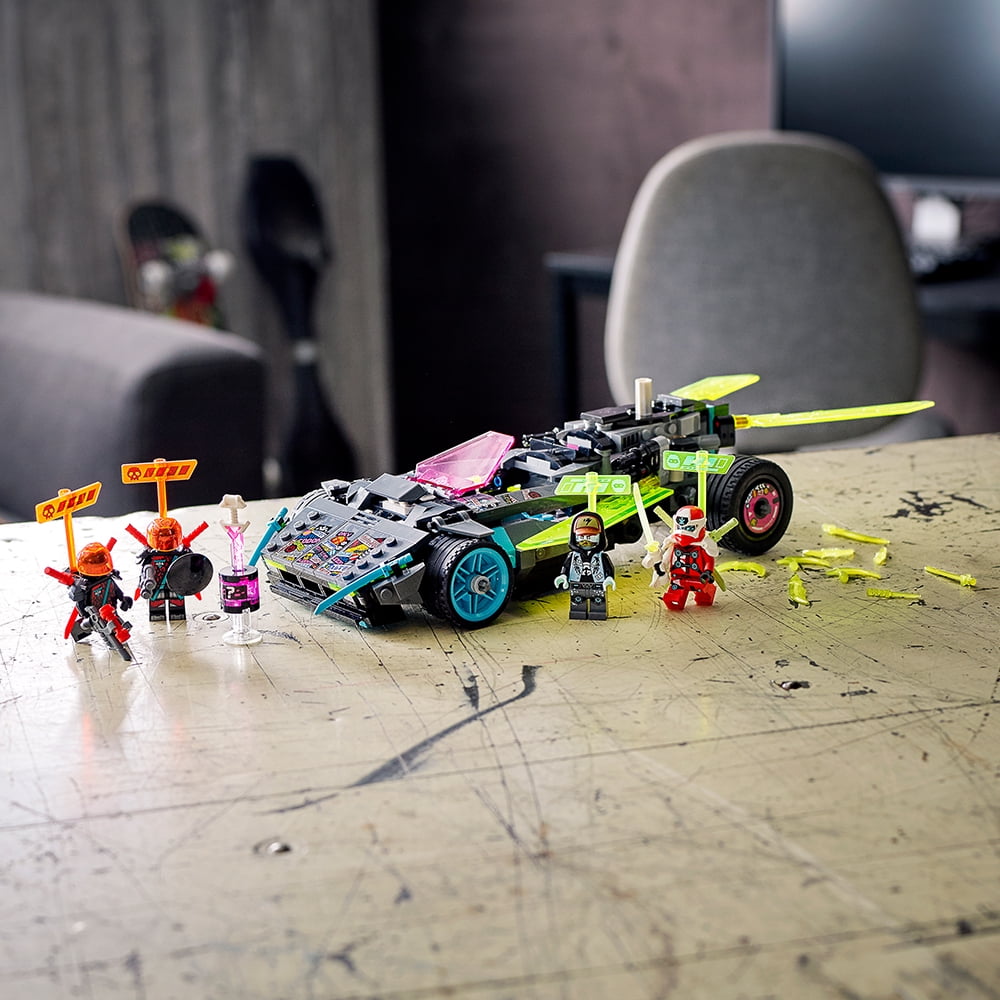 LEGO NINJAGO Ninja Tuner Car 71710 Kids Building Kit with