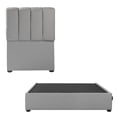thumbnail image 1 of Box Base cama Individual + Cabecera Kami Gris, 1 of 6