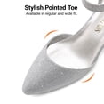 thumbnail image 3 of DREAM PAIRS ANNEE Pointed Toe Low Chunky Heels Pump Shoes, 3 of 7