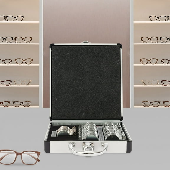 Portable Optical Trial Lens Set 68 Pcs Trial Lens Set With Storage Case Hospital For Optometrists, Vision Testers, Hospital Ophthalmology