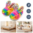 thumbnail image 1 of Zapatos Peludos para Pantuflas Mullidas Parejas Conejo Felpa Lindas Mujeres, 1 of 9