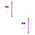 thumbnail image 4 of Yuarrent Luz de relleno LED Stick USB Flash 30W 5V 30LM Lámparas fotográficas Decoración ajustable Foto Video Iluminación con indicador de carga 32cm 32cm Púrpura 2piezas Yuarrent CBP161806, 4 of 5