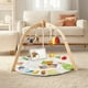 thumbnail image 2 of Baby Play Gym Macabaka de madera con tapete de juego y juguetes Tummy Time, 2 of 8