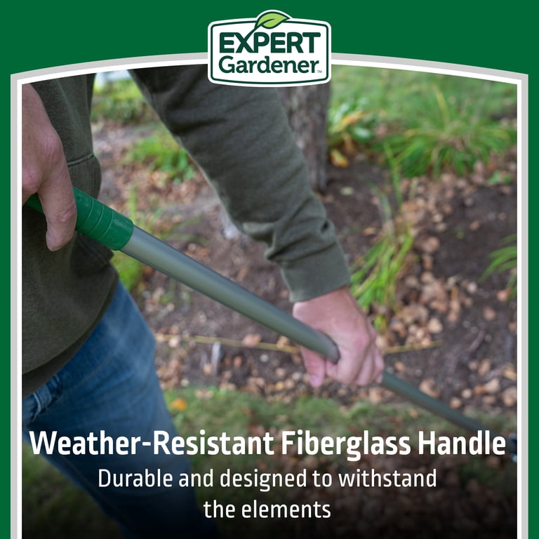 Expert Gardener Leaf Rake, 22-Tine Carbon Steel Head photo 3