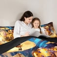 thumbnail image 4 of Homewish Cartoon Gold Drum Twin Bedding Sets 7-Piece, Pop Hip Hop Music Bedding Comforter Set, Teens Kids Boys Girls Reversible Sheet Sets, Ultra Soft Bedroom Decor, 4 of 7