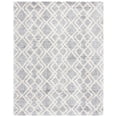 thumbnail image 2 of SAFAVIEH Berber Zachary Geometric Shag Area Rug, Gray/Cream, 9' x 12', 2 of 12