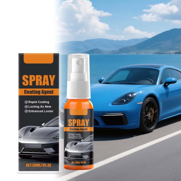 Kit de pulverización cerámica hidrofóbica - Protección de pintura en spray de 300 ml con toalla de microfibra para coches, camiones y SUVs