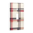 thumbnail image 2 of Yayeee Toggle Light Switch Wall Plate 1-Gang 4.5"x2.7" Home Decorative Outlet Cover, Red Tartan, 2 of 7