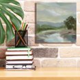 thumbnail image 6 of Epic Graffiti 'Sage Lake' by Silvia Vassileva, Canvas Wall Art, 12"x12", 6 of 8