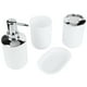 thumbnail image 3 of Suministro de baño, 4 piezas/juego de accesorios de kit de baño, botella de jabón líquido, utensilios de baño confiables y duraderos, 3 of 8
