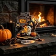 thumbnail image 5 of Halloween Decorations Indoor Clearance, 2D Halloween Spinning Acrylic Tabletop Figurine – Cute Ghost 360-Degree Rotating Ornament, for Mantel, Shelf, Desk & Halloween Gifts (C), 5 of 6