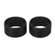 thumbnail image 1 of Juego de 2 anillos de silicona para mango de raqueta de tenis, absorción del sudor, anillo de fijación para agarre de tenis, color negro, 1 of 14