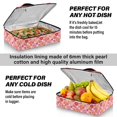 thumbnail image 5 of Iauyy Casserole Carrier for Hot Food Insulated Casserole Travel Carry Bag with Lid Food Warmer Bag for Party/Picnic,Grapefruit, 5 of 7