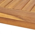 thumbnail image 4 of Afuera Living Rectangle Modern Wood Outdoor Bar Table in Teak, 4 of 12
