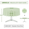 thumbnail image 4 of Outdoor Tablecloth with Umbrella Hole and Zipper, Spring/Summer Waterproof Table Cover for Picnic/BBQ/Garden(60" Round,Sunflower), 4 of 5