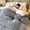Elegant Gray-Taffeta Quilt, variant on Thick Warm Reversible Plush Comforter, Ultra‑Soft Fluffy All‑Season Machine Washable Bedding for Bedroom, Guest Room & Hotel