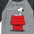 thumbnail image 3 of Peanuts -  Dear Valentine Snoopy  - Toddler And Youth Raglan Graphic T-Shirt, 3 of 5