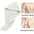 thumbnail image 3 of Toalla para el cabello para mujeres y hombres, paquete de 2 accesorios esenciales para el baño, 3 of 5