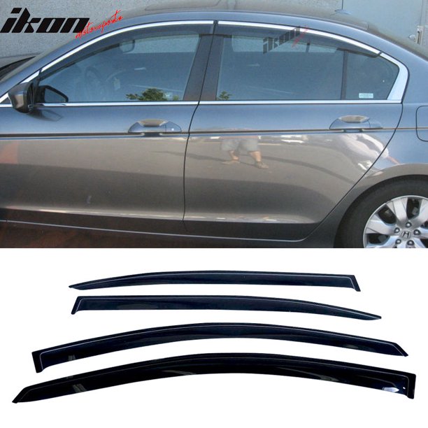Compatible with 0812 Honda Accord Sedan Acrylic Window Visors Vent
