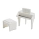 thumbnail image 4 of Piano de casa de muñecas, instrumento musical, modelo micropaisaje para sala de música, teclado Blanco, 4 of 9