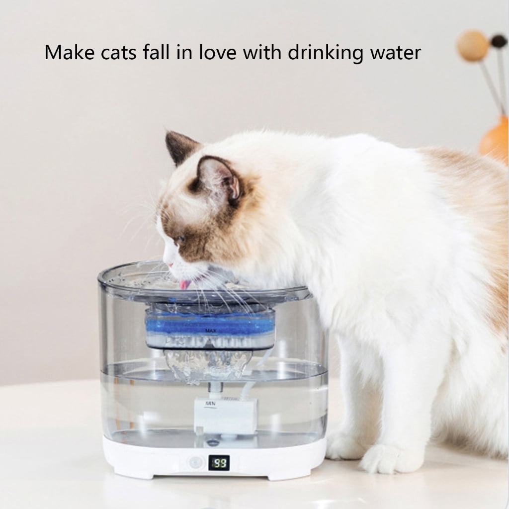 BQBQERT Water Dispenser Mute Working Automatic Pet Fountain Dogs Waterer for Indoor Pet Easy to Use