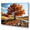 thumbnail image 2 of Designart "Vibrant Orchard Orange Spot Color II" Floral Wall Art Print, 2 of 5